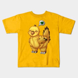 Chubby Chocobo | Final Fantasy Kids T-Shirt